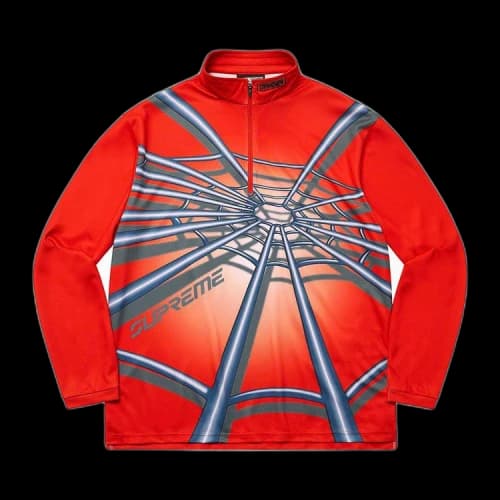 Supreme x Spyder Web Half Zip Pullover 'Red'