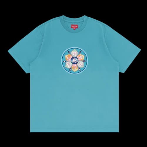 Supreme Lotus Short-Sleeve Top 'Light Aqua'