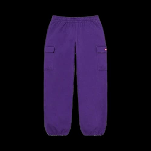 Supreme Small Box Cargo Sweatpant 'Purple'
