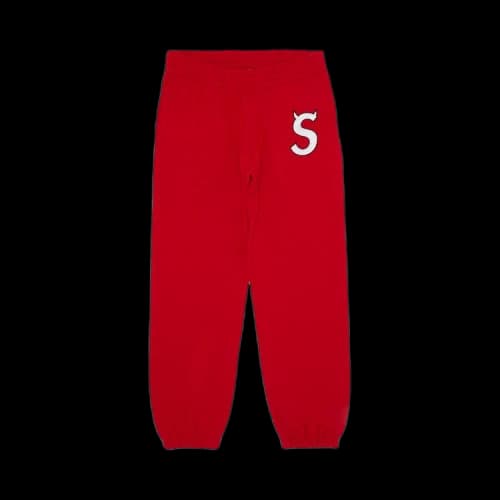 Supreme S Logo Sweatpant 'Red'