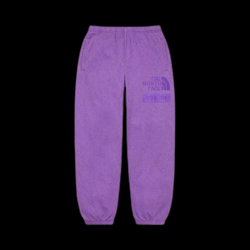 Supreme x The North Face Pigment Printed Sweatpant 'Purple'