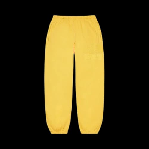 Supreme x The North Face Pigment Printed Sweatpant 'Yellow'