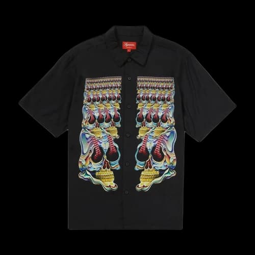 Supreme Skulls Short-Sleeve Shirt 'Black'