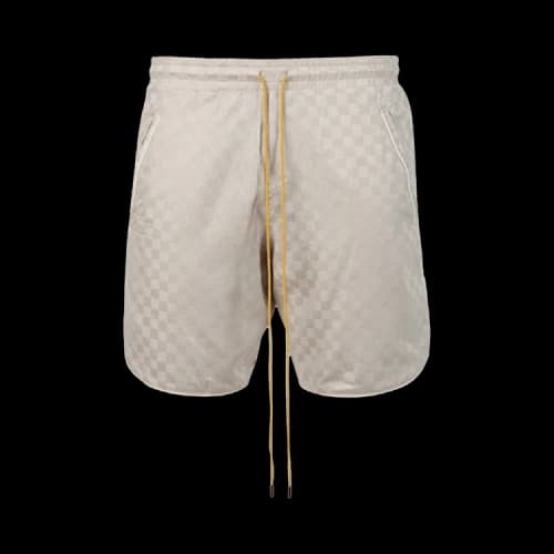 Rhude Checker PJ Short 'Grey'