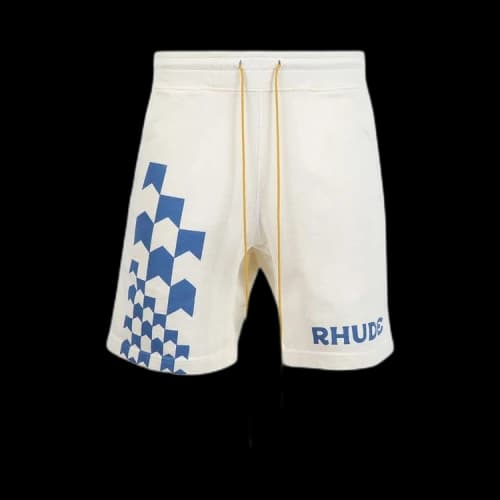 Rhude Printed Terry Short 'Creme'