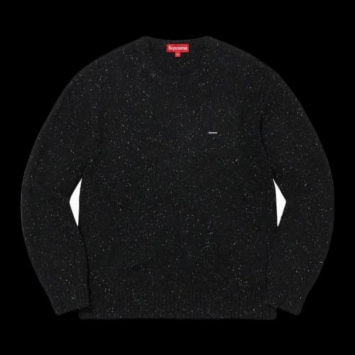 Supreme Small Box Speckle Sweater 'Black'