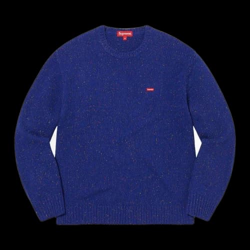 Supreme Small Box Speckle Sweater 'Royal'