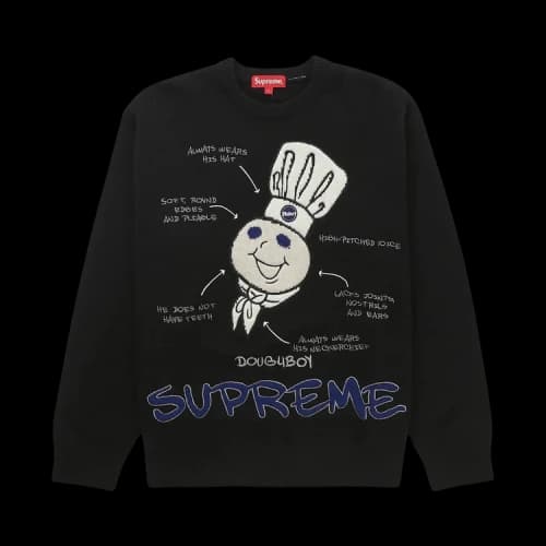 Supreme Doughboy Sweater 'Black'
