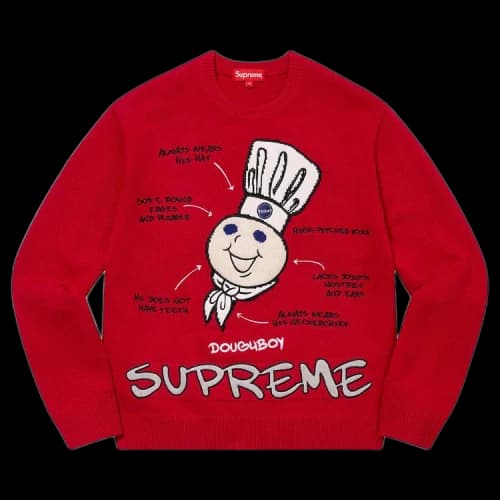 Supreme Doughboy Sweater 'Red'