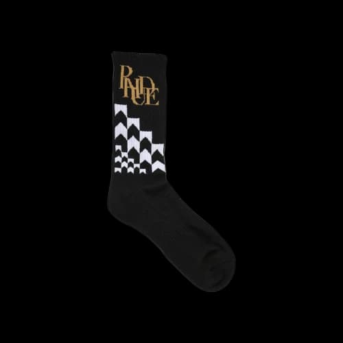 Rhude Racing Sock 'Black/White'