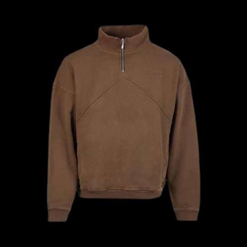 Rhude Quarter Zip 'Brown'