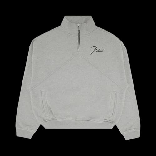 Rhude Quarter Zip 'Heather Grey'