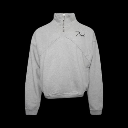 Rhude Quarter Zip 'Heather Grey'