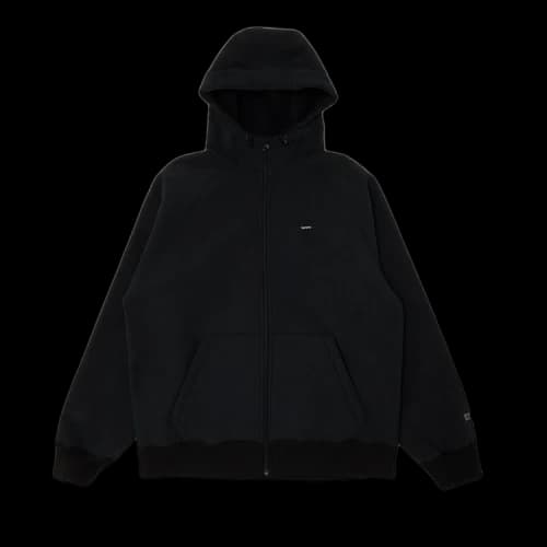 Supreme x WINDSTOPPER Zip Up Hooded Sweatshirt 'Black'