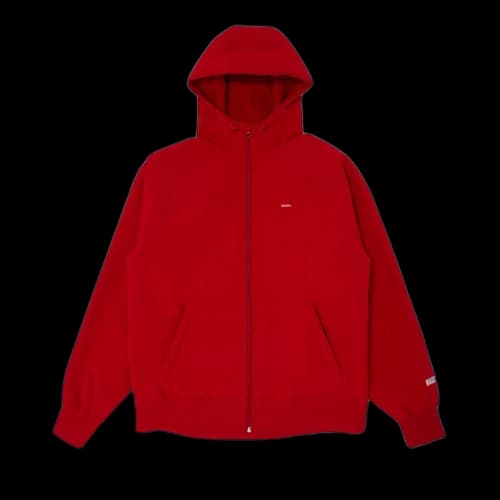 Supreme x WINDSTOPPER Zip Up Hooded Sweatshirt 'Red'