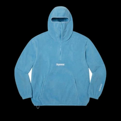 Supreme x Polartec Facemask Half Zip Pullover 'Stone'