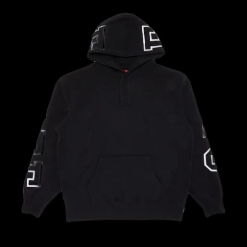 Supreme State Hooded Sweatshirt 'Black'