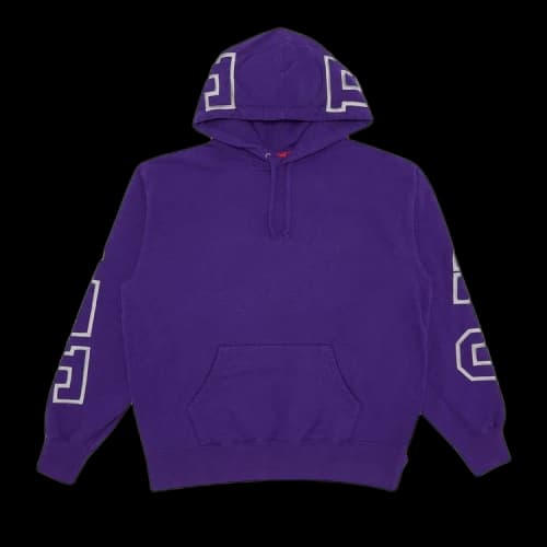 Supreme State Hooded Sweatshirt 'Purple'