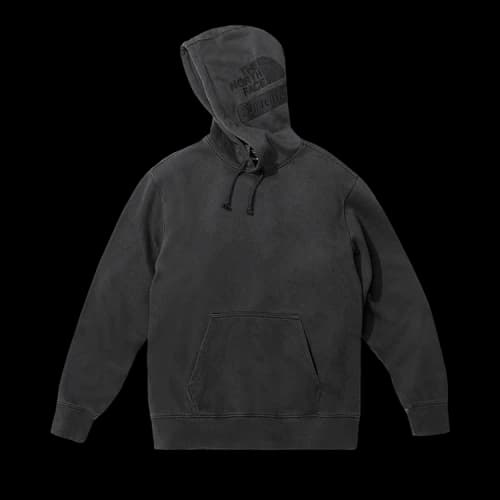 Supreme x The North Face Pigment Printed Hooded Sweatshirt 'Black'