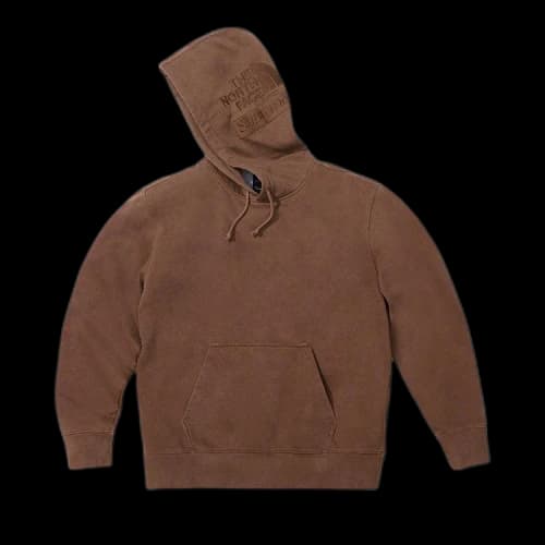Supreme x The North Face Pigment Printed Hooded Sweatshirt 'Brown'