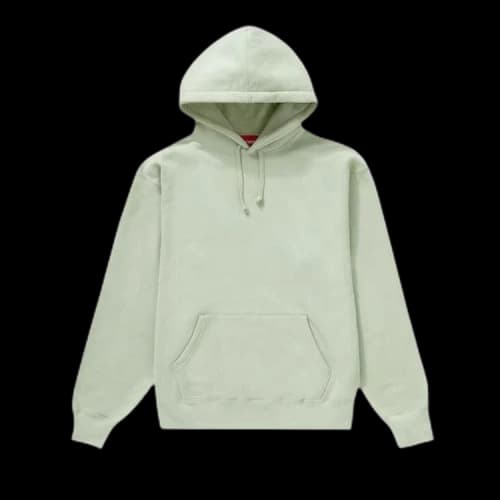 Supreme Satin Appliqu� Hooded Sweatshirt 'Mint'