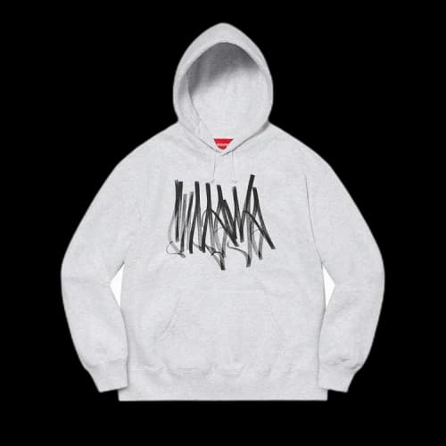 Supreme Tag Hooded Sweatshirt 'Ash Grey'