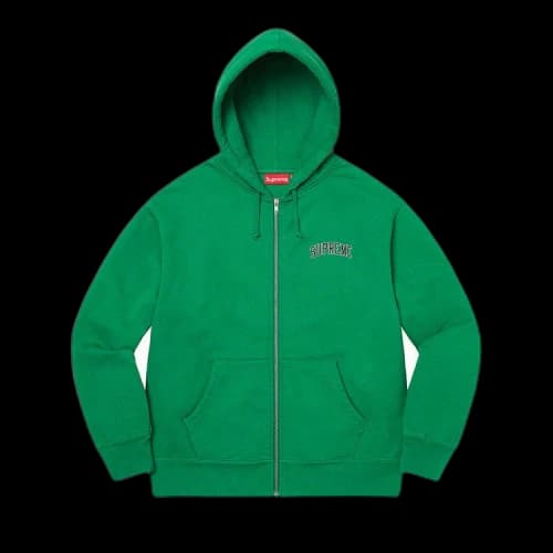 Supreme Doughboy Zip Up Hooded Sweatshirt 'Green'