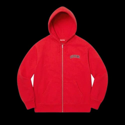 Supreme Doughboy Zip Up Hooded Sweatshirt 'Red'