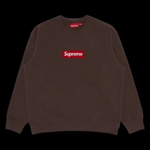 Supreme Box Logo Crewneck 'Umber'