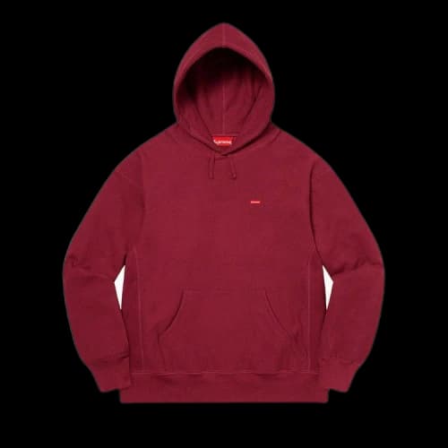 Supreme Small Box Hooded Sweatshirt 'Cardinal'