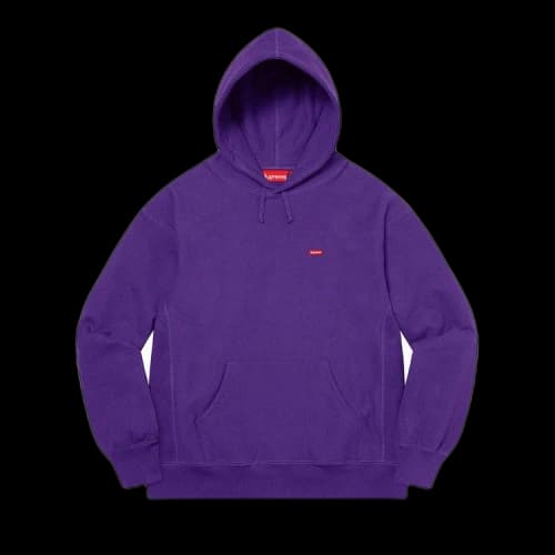 Supreme Small Box Hooded Sweatshirt 'Purple'