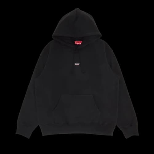Supreme Underline Hooded Sweatshirt 'Black'