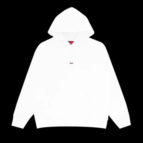 Supreme Underline Hooded Sweatshirt 'White'
