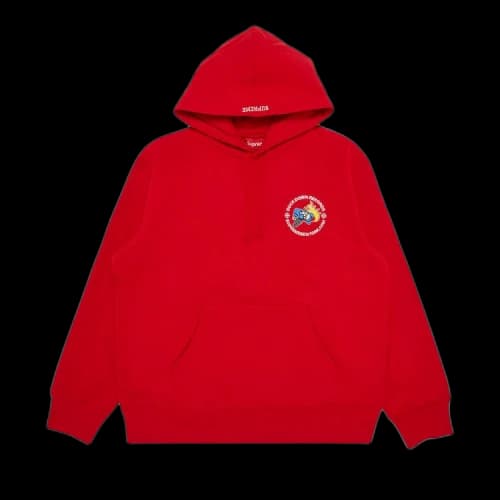 Supreme x Duck Down Records Hooded Sweatshirt 'Red'