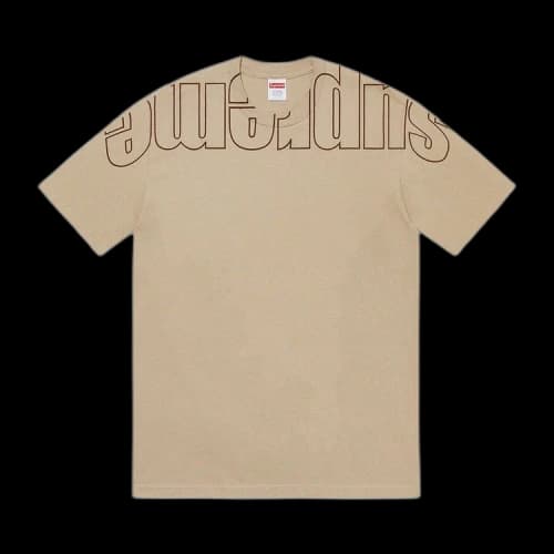 Supreme Upside Down Tee 'Stone'