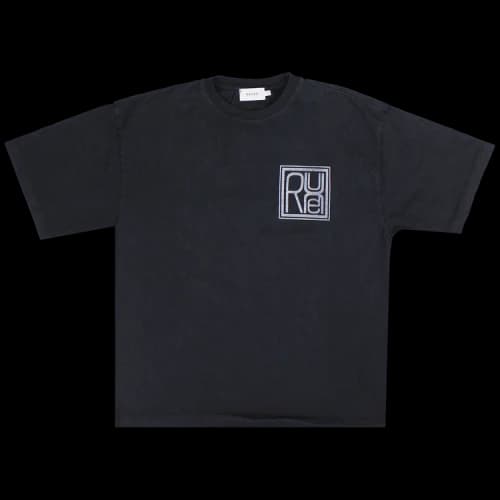 Rhude Square Logo Tee 'Vintage Black'