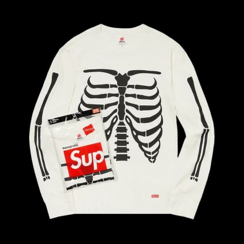 Supreme x Hanes Bones Thermal Crew (1 Pack) 'Natural'