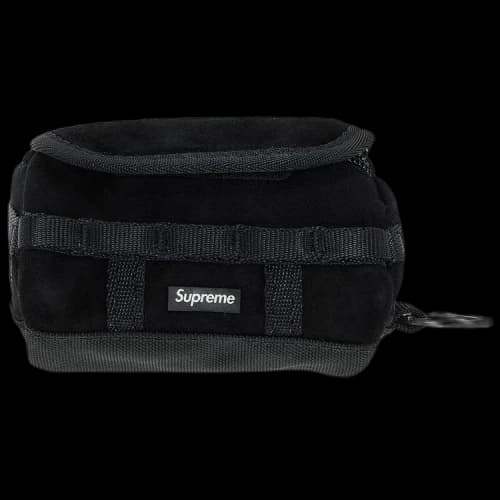 Supreme x The North Face Suede Base Camp Duffle Keychain 'Black'
