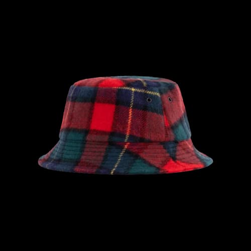 Aimé Leon Dore Wool Plaid Bucket Hat 'Red'