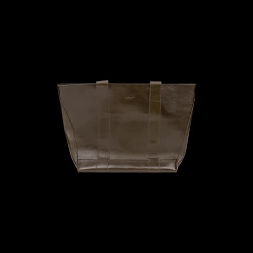 Aimé Leon Dore Debossed Logo Leather Tote Bag 'Green'