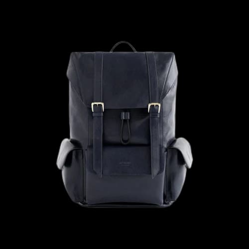 Aimé Leon Dore Debossed Logo Leather Backpack 'Marine'