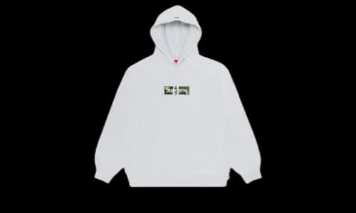 Supreme Box Logo Hooded Sweatshirt (FW23) Ash Grey