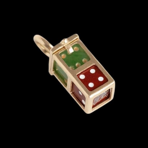 Aimé Leon Dore Lucky Dice Pendant 'Gold'