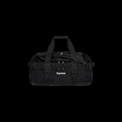 Supreme x The North Face Suede Small Base Camp Duffle Bag 'Black'