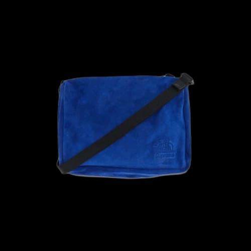 Supreme x The North Face Suede Shoulder Bag 'Blue'