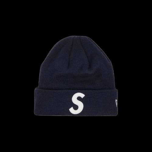 Supreme x New Era S Logo Beanie 'Navy'