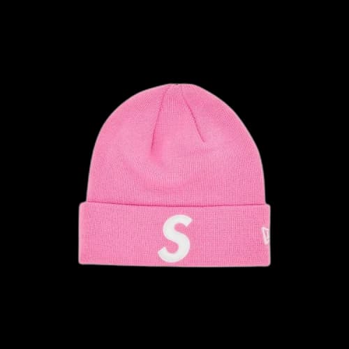 Supreme x New Era S Logo Beanie 'Pink'