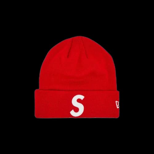 Supreme x New Era S Logo Beanie 'Red'