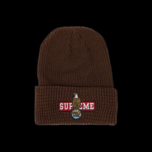 Supreme Eagle Beanie 'Brown'