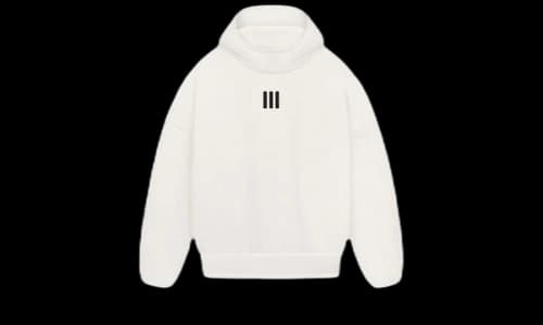 Fear of God Athletics Heavy Fleece Hoodie Cream White